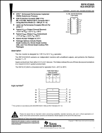 SN74LVCU04APWR Datasheet