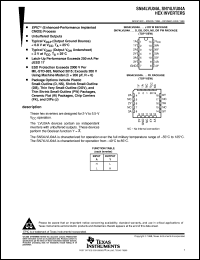 SN74LVU04ADGVR Datasheet