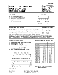 DDU222F-30M Datasheet