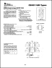 CD4011UBPWR Datasheet