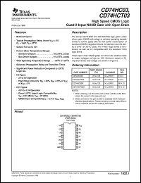 CD54HC139F Datasheet