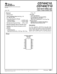 CD54HC11F3A Datasheet