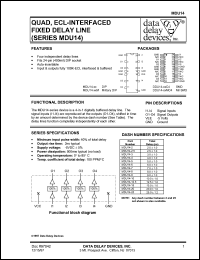 MDU14-2.5MC4 Datasheet