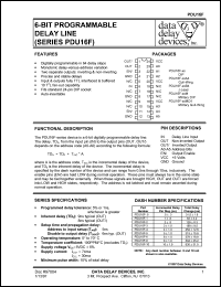 PDU16F-0.5MC4 Datasheet