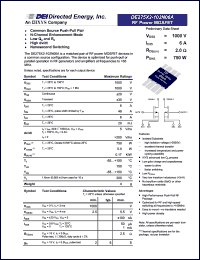 DE275X2-102N06A Datasheet