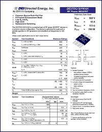 DE275X2-501N16A Datasheet