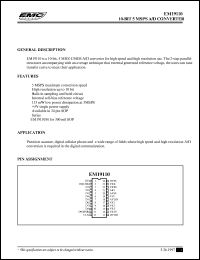 EM19101M Datasheet