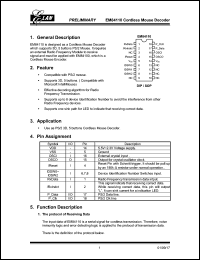EM84100EB Datasheet
