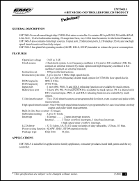 EM78811 Datasheet