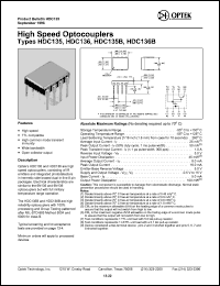 HDC136 Datasheet