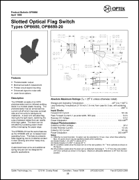 OPB680 Datasheet