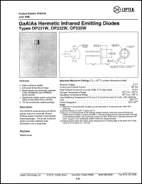 OP232W Datasheet