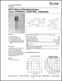 OP801WSL Datasheet