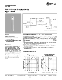 OP950 Datasheet