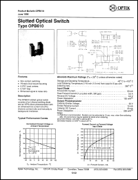 OPB610 Datasheet
