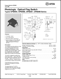 OPB698 Datasheet