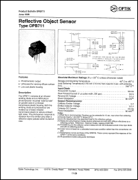 OPB711 Datasheet