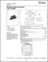 OPB806 Datasheet