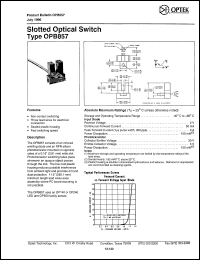OPB857 Datasheet