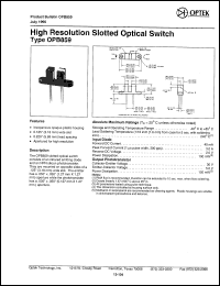 OPB859 Datasheet