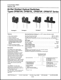 OPB871N55TV Datasheet