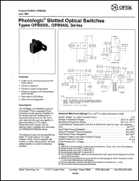 OPB932W51 Datasheet