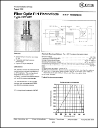 OPF422 Datasheet