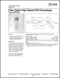 OPF430 Datasheet