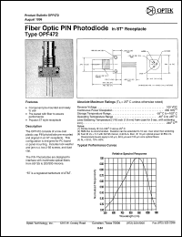 OPF472 Datasheet