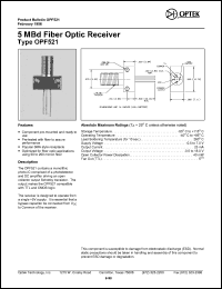 OPF521 Datasheet