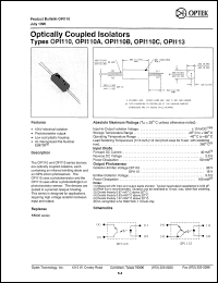 OPI113 Datasheet