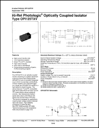 OPI125TXV Datasheet