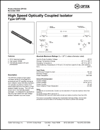 OPI155 Datasheet