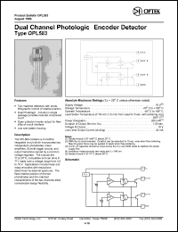OPL583 Datasheet