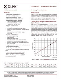 XCR3128XL-7TQ144C Datasheet