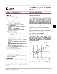 XC95144XL-7CS144C Datasheet