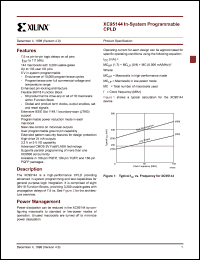 XC95144-10PQ100I Datasheet