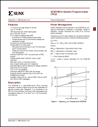 XC95108-15PC84I Datasheet