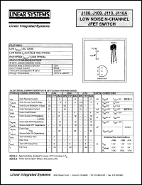 J109 Datasheet