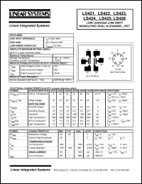 LS422 Datasheet