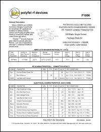 F1006 Datasheet