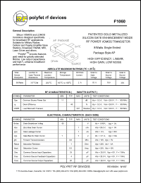 F1060 Datasheet