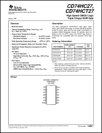 CD54HCT273F3A Datasheet