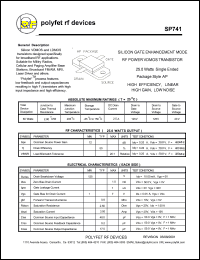 SP741 Datasheet