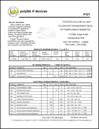 P121 Datasheet
