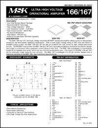 MSK166 Datasheet