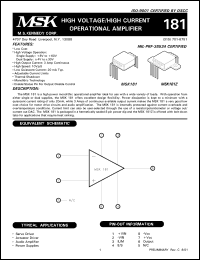 MSK181 Datasheet