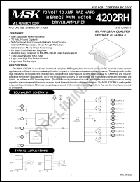 MSK4202HRHU Datasheet