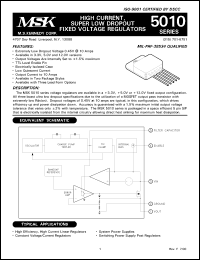 MSK5010-3.3BZS Datasheet