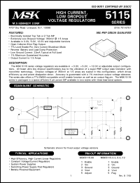 MSK5115-5BTU Datasheet